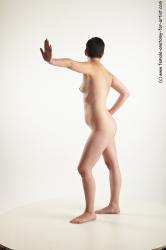Nude Woman White Standing poses - ALL Average short black Standing poses - simple Pinup
